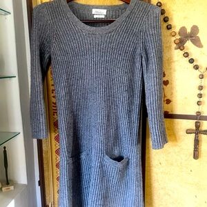 Madewell Wallace Gray Sweater Dress Size XS